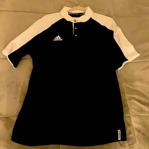 BLACK MEDIUM ADIDAS POLO SHIRT